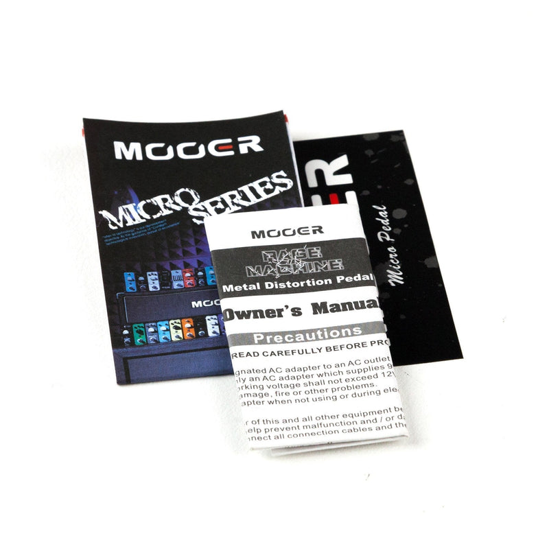 MEP-RM-Mooer 'Rage Machine' Heavy Metal Distortion Micro Guitar Effects Pedal-Living Music
