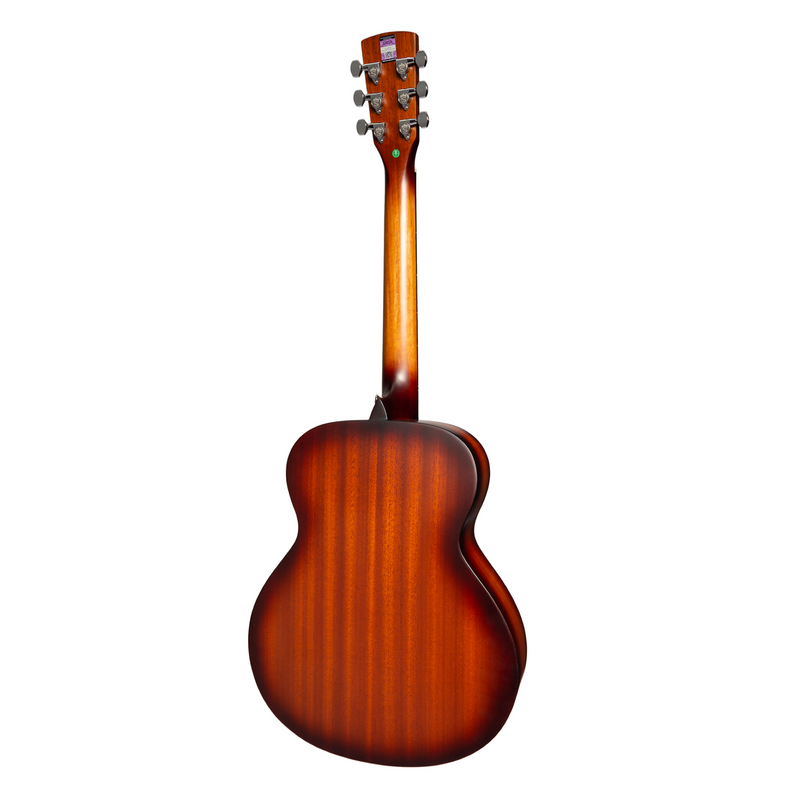 -Saga GS700 Solid Spruce Top Small Body Acoustic Guitar (Retro)-Living Music