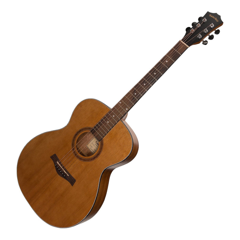 -Sanchez Acoustic Small Body Guitar (Acacia)-Living Music