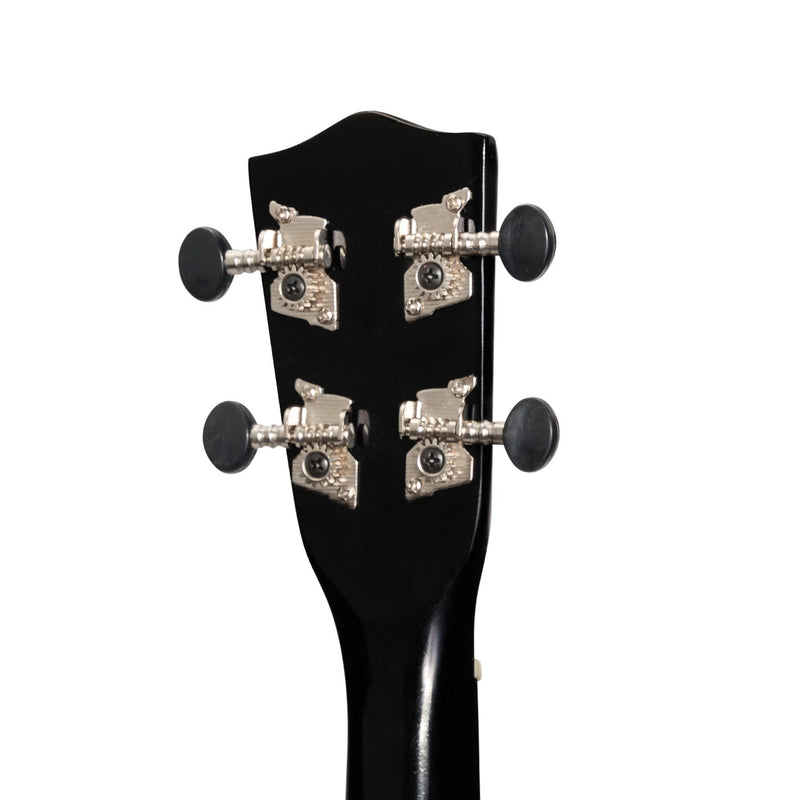 -Sanchez 'Colour Series' Soprano Ukulele (Black)-Living Music