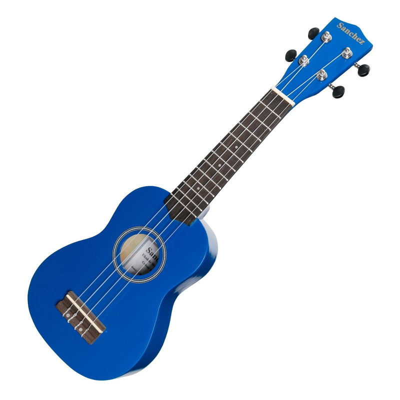 -Sanchez 'Colour Series' Soprano Ukulele (Dark Blue)-Living Music