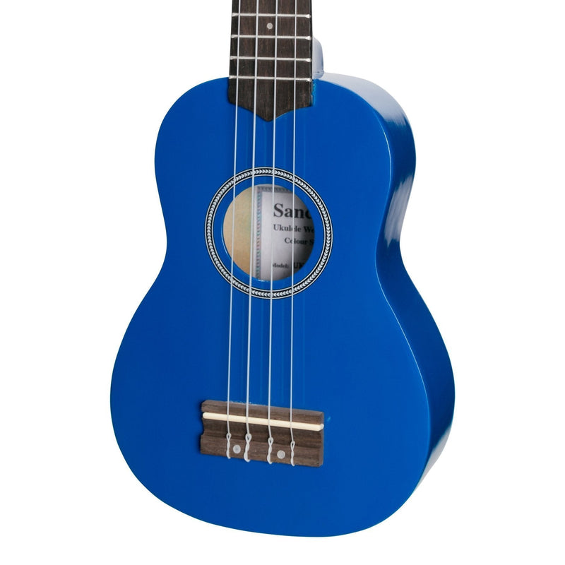 -Sanchez 'Colour Series' Soprano Ukulele (Dark Blue)-Living Music