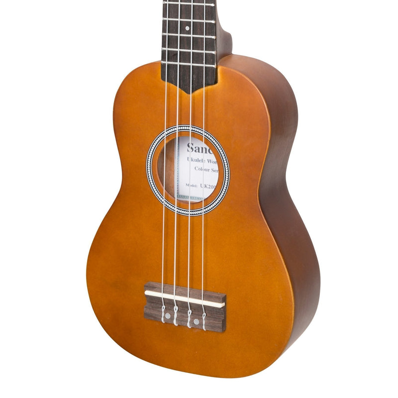 -Sanchez 'Colour Series' Soprano Ukulele (Natural Satin)-Living Music