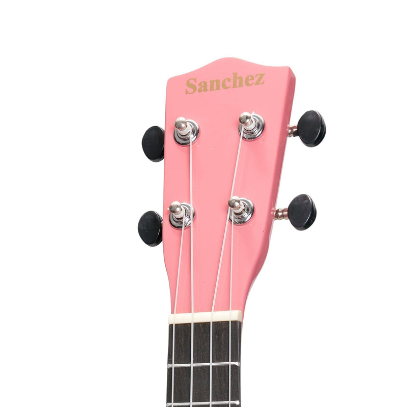 -Sanchez 'Colour Series' Soprano Ukulele (Pink)-Living Music