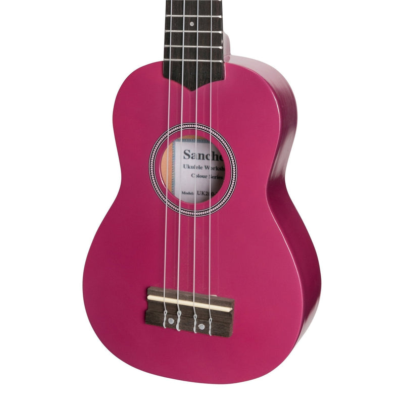 -Sanchez 'Colour Series' Soprano Ukulele (Purple)-Living Music