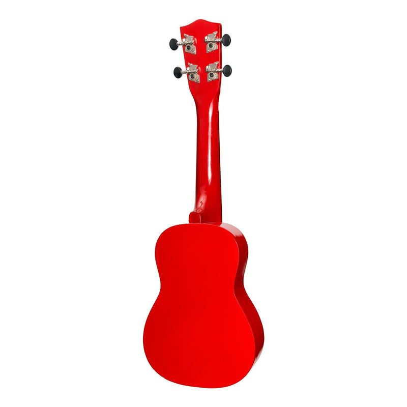 -Sanchez 'Colour Series' Soprano Ukulele (Red)-Living Music