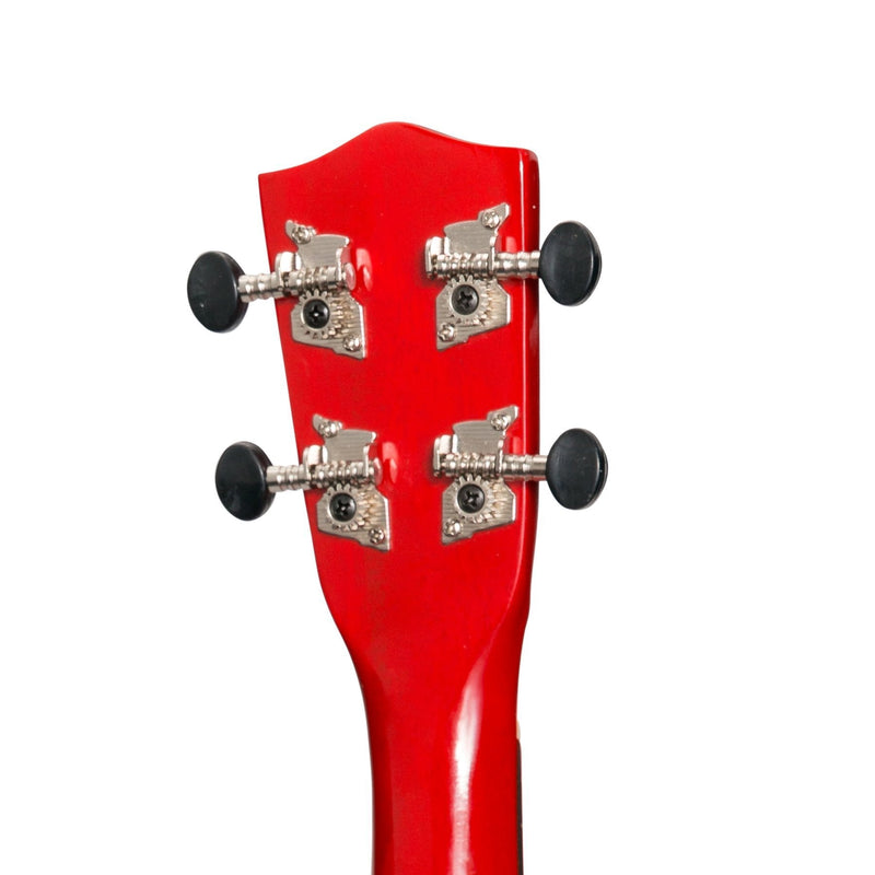 -Sanchez 'Colour Series' Soprano Ukulele (Red)-Living Music