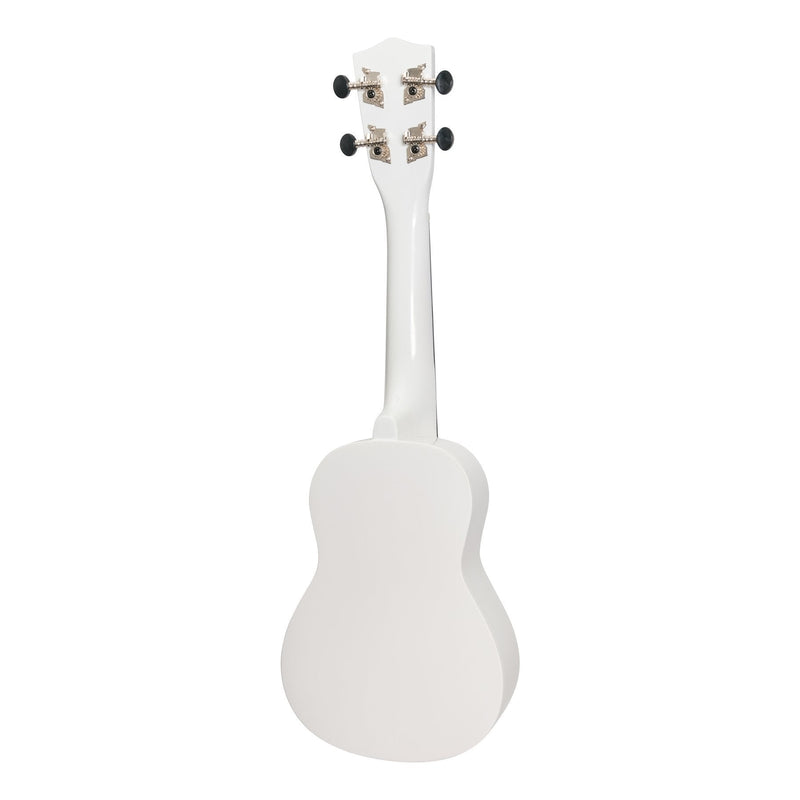 -Sanchez 'Colour Series' Soprano Ukulele (White)-Living Music