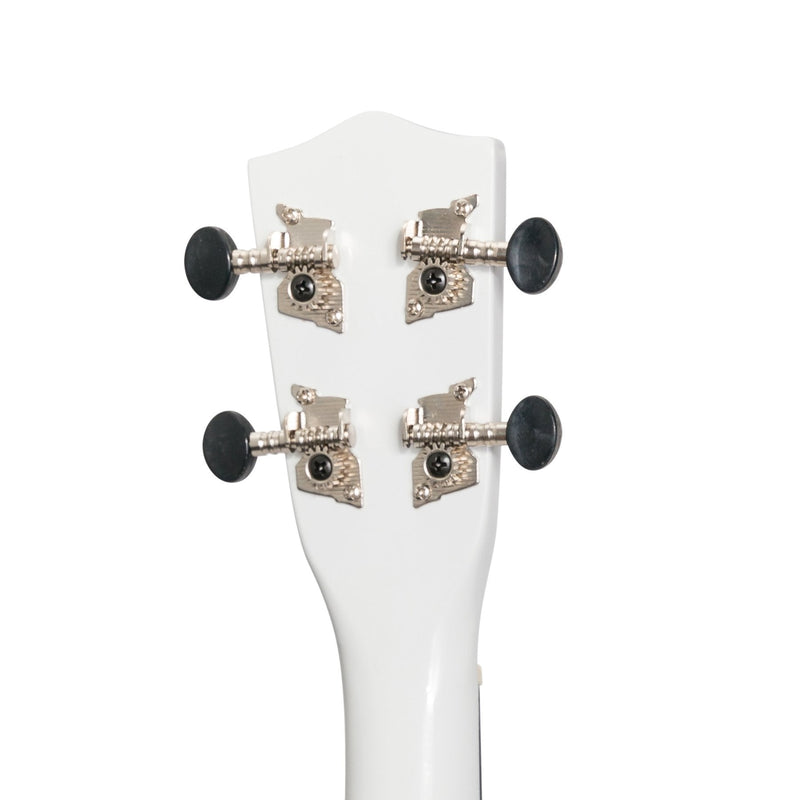 -Sanchez 'Colour Series' Soprano Ukulele (White)-Living Music