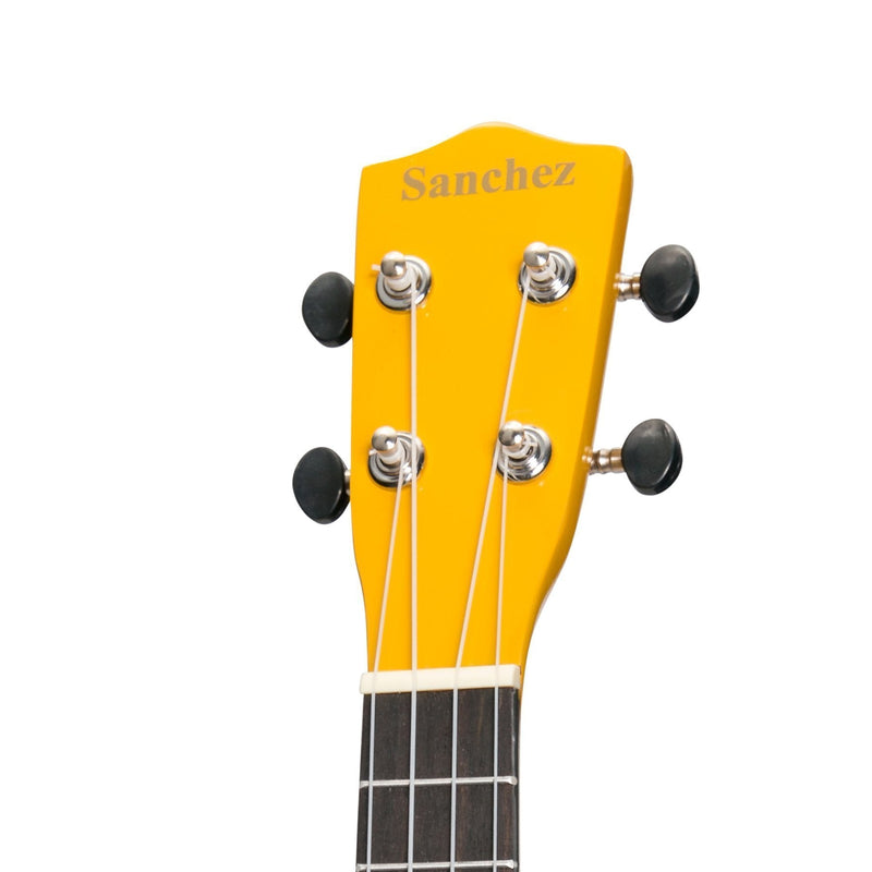 -Sanchez 'Colour Series' Soprano Ukulele (Yellow)-Living Music