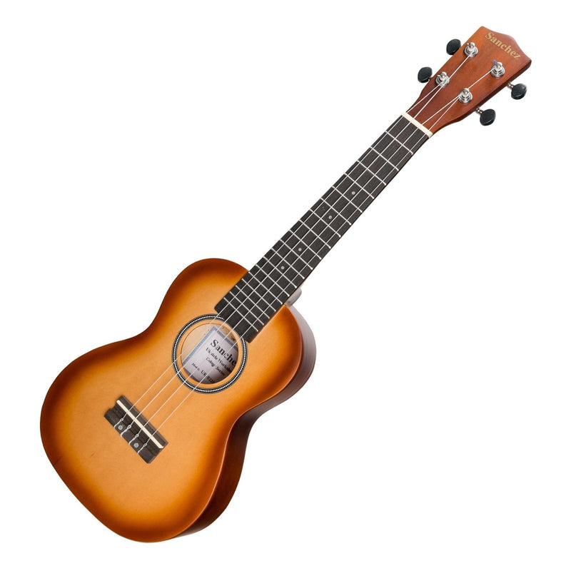 -Sanchez 'Colourburst Series' Concert Ukulele (Tobaccoburst)-Living Music