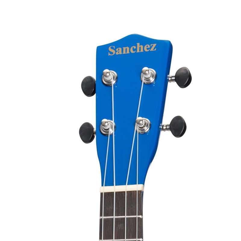 -Sanchez 'Colourburst Series' Soprano Ukulele (Dark Blueburst)-Living Music