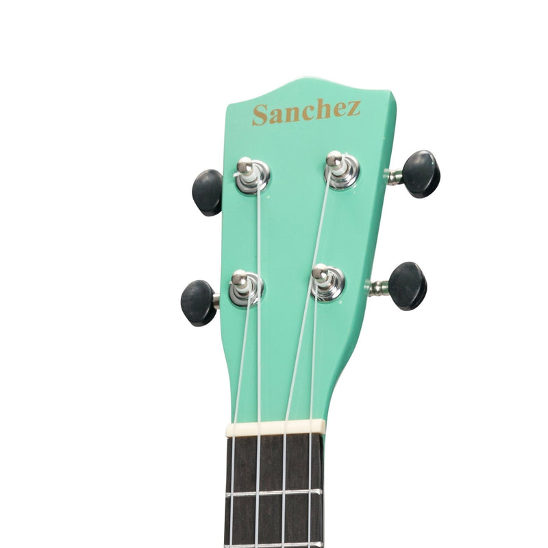 -Sanchez 'Colourburst Series' Soprano Ukulele (Greenburst)-Living Music