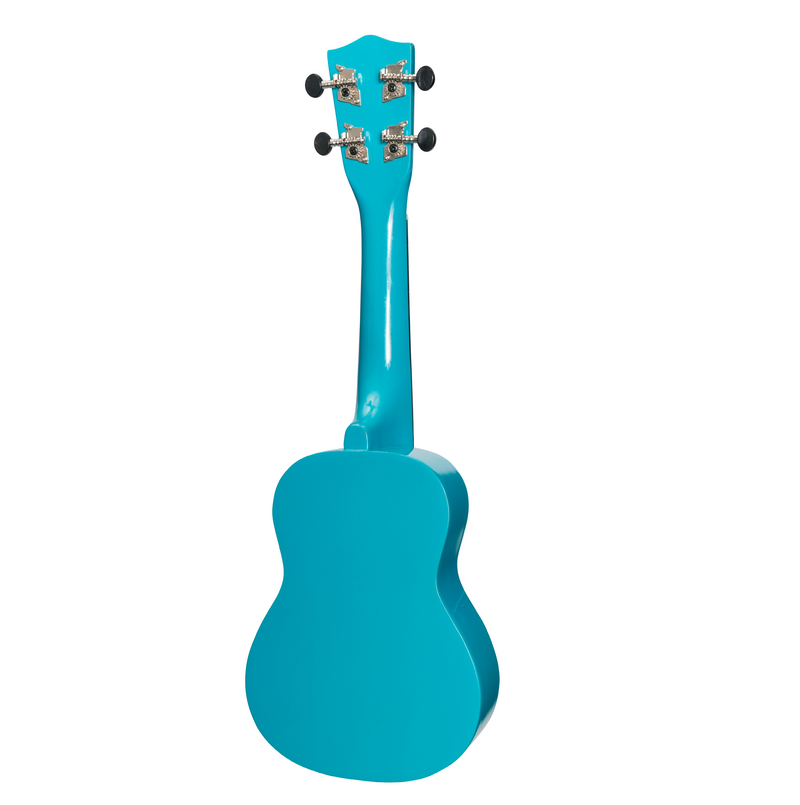 SU-CB20-SB-Sanchez 'Colourburst Series' Soprano Ukulele (Sky Blue Burst)-Living Music