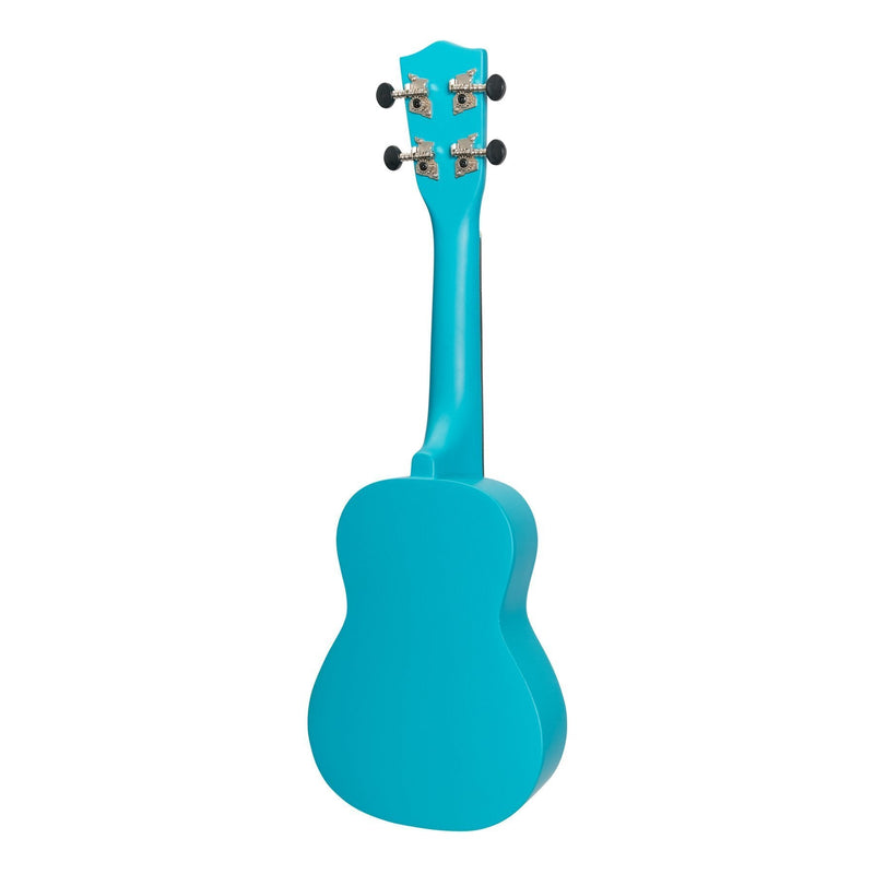 -Sanchez 'Friendly Folk' Soprano Ukulele (Blue/Island Party)-Living Music