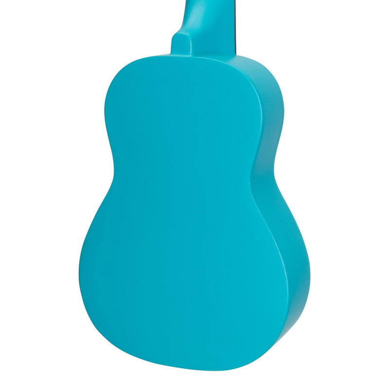 -Sanchez 'Friendly Folk' Soprano Ukulele (Blue/Island Party)-Living Music