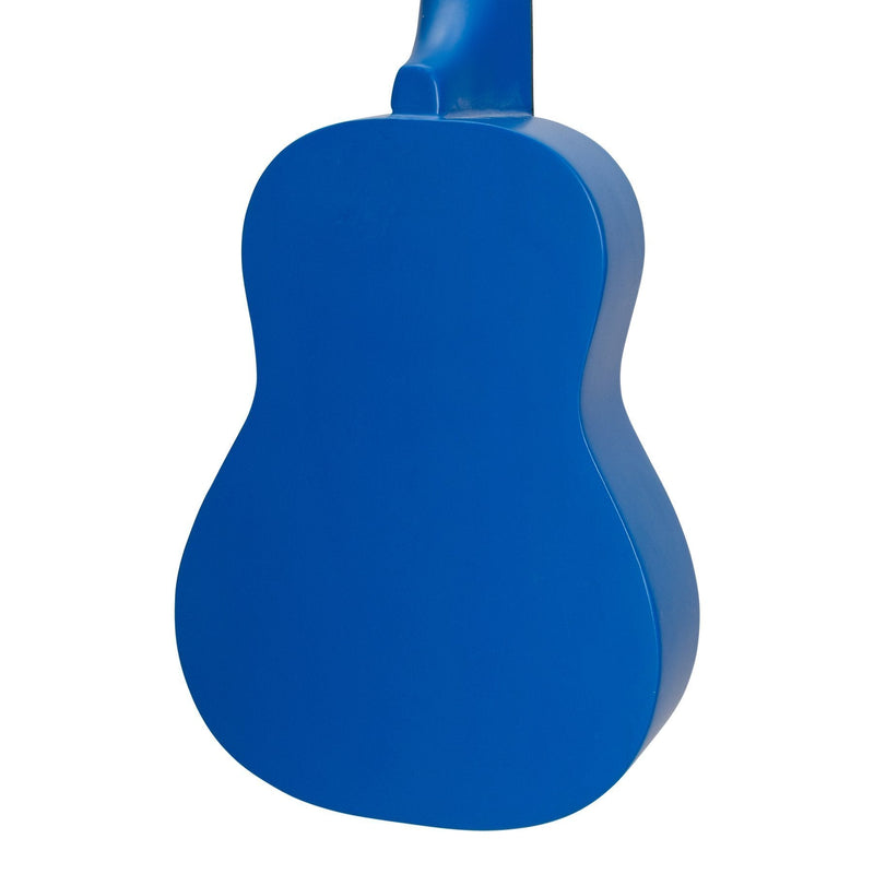 -Sanchez 'Friendly Folk' Soprano Ukulele (Blue/Pattern)-Living Music
