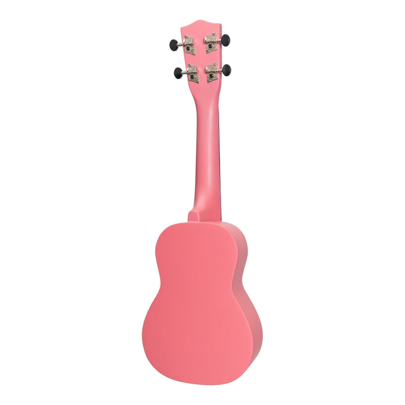 -Sanchez 'Friendly Folk' Soprano Ukulele (Pink/Teddy)-Living Music