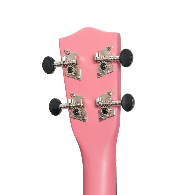 -Sanchez 'Friendly Folk' Soprano Ukulele (Pink/Teddy)-Living Music