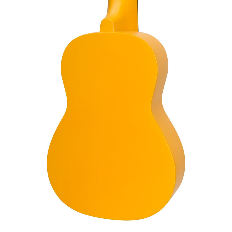 -Sanchez 'Friendly Folk' Soprano Ukulele (Yellow/Hippy)-Living Music