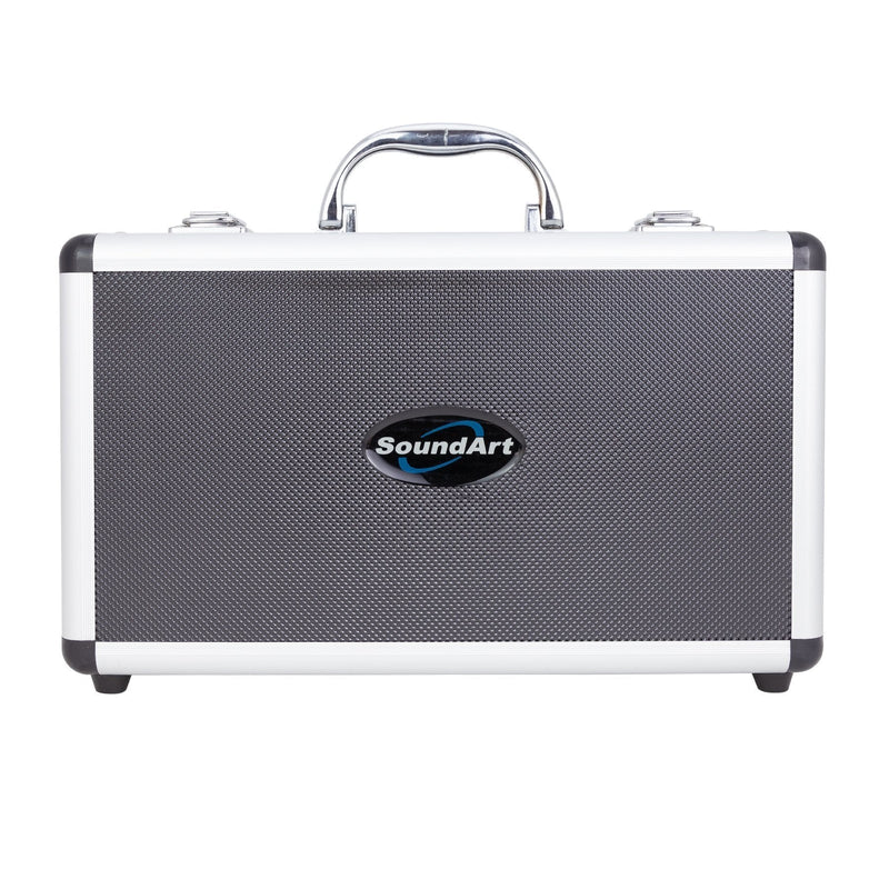 -SoundArt 'Vintage' Dynamic Microphone with Deluxe Carry Case (Black Chrome)-Living Music