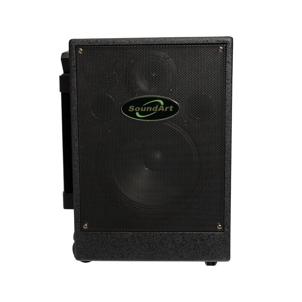 -SoundArt 65 Watt Rechargeable Wireless PA System with DVD Player-Living Music