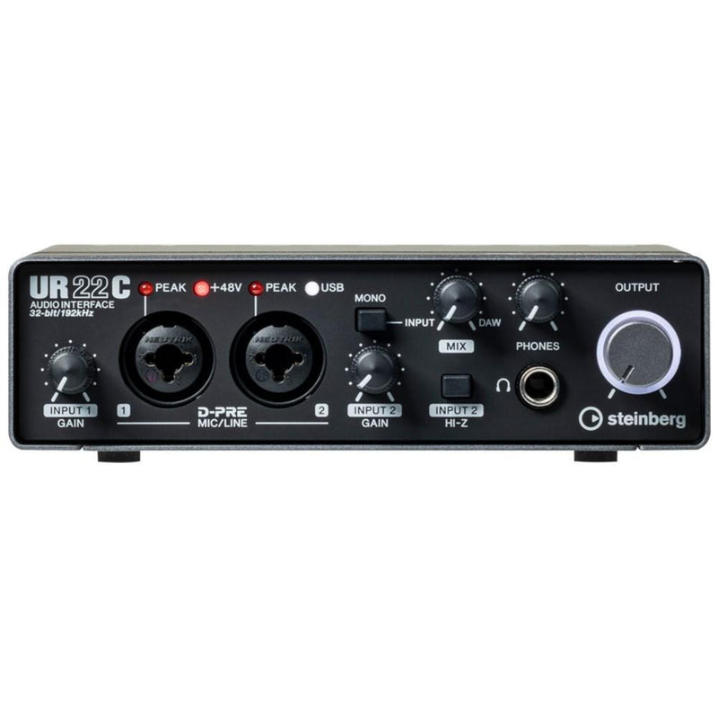 -Steinberg 'UR22C' 32-Bit/192kHz 2-Channel USB 3.0 Audio Interface with Cubase AI-Living Music
