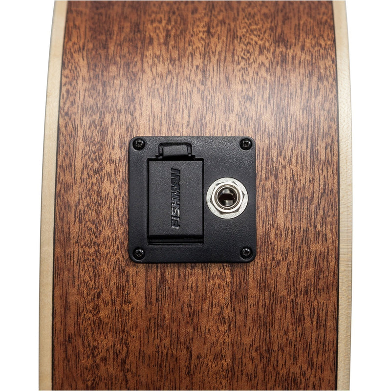 -Timberidge '1 Series' Left Handed Spruce Solid Top Acoustic-Electric Small Body Cutaway Guitar (Natural Satin)-Living Music