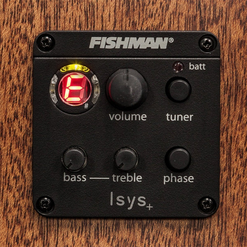 -Timberidge '1 Series' Spruce Solid Top Acoustic-Electric Dreadnought Cutaway Guitar (Natural Gloss)-Living Music