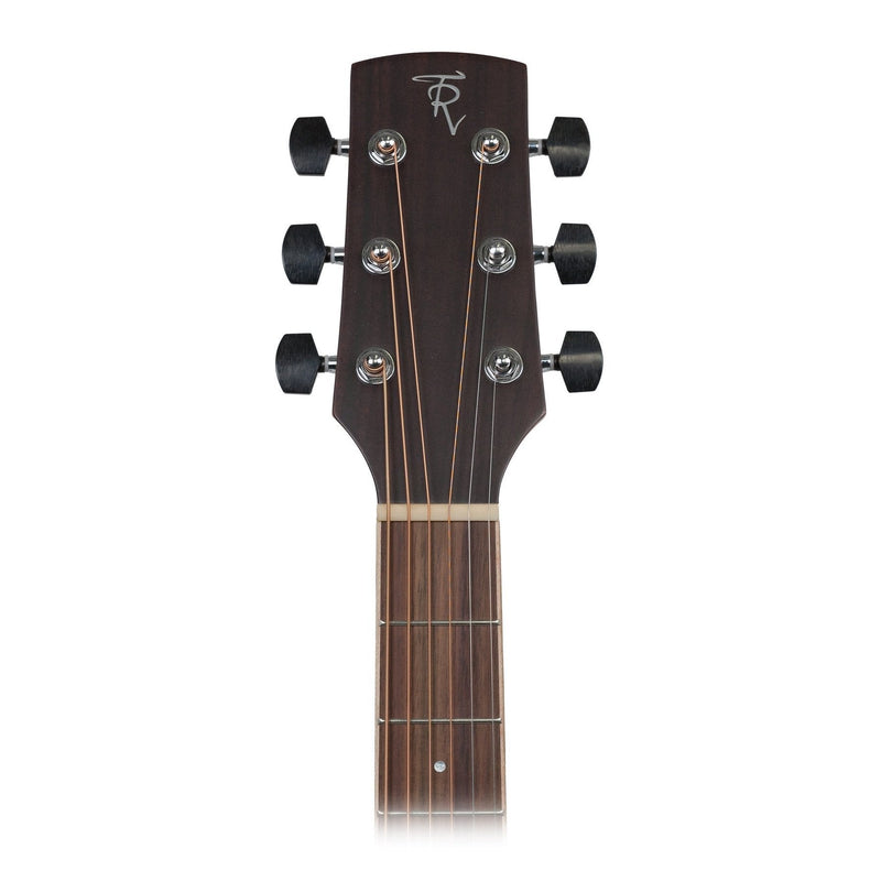 -Timberidge '1 Series' Spruce Solid Top Acoustic-Electric Small Body Cutaway Guitar (Natural Satin)-Living Music