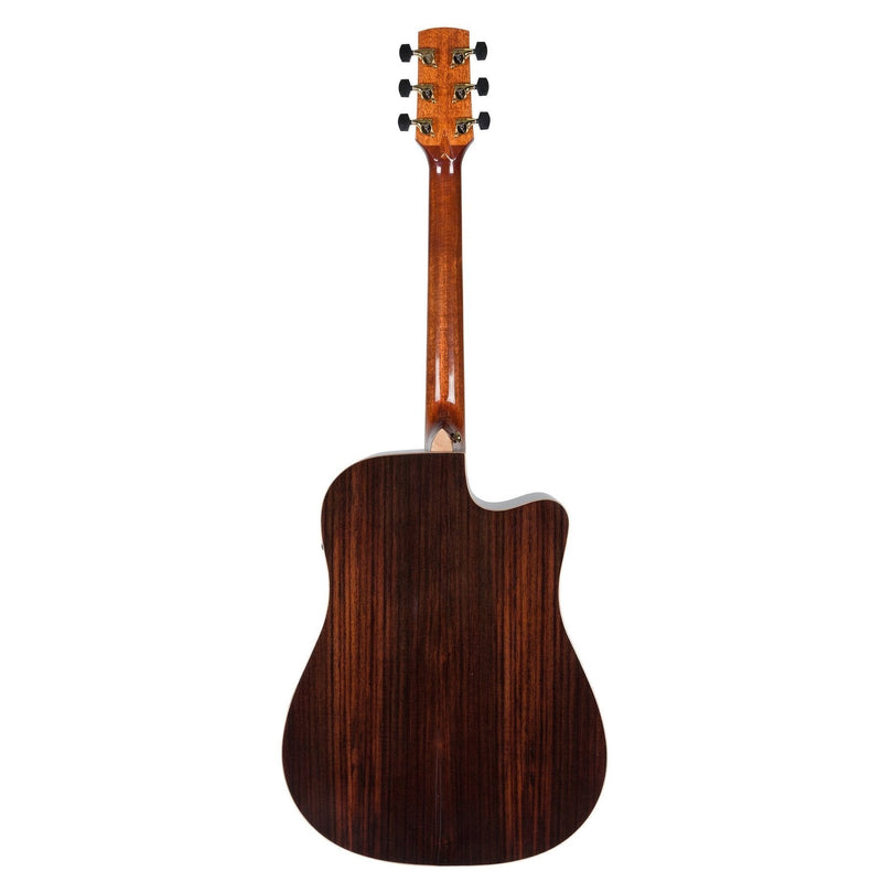 -Timberidge '3 Series' Left Handed Spruce Solid Top Acoustic-Electric Dreadnought Cutaway Guitar (Natural Gloss)-Living Music