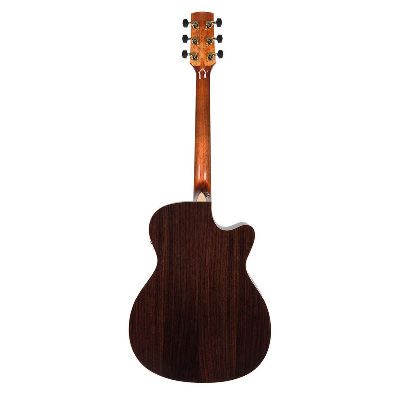 -Timberidge '3 Series' Left Handed Spruce Solid Top Acoustic-Electric Small Body Cutaway Guitar (Natural Gloss)-Living Music