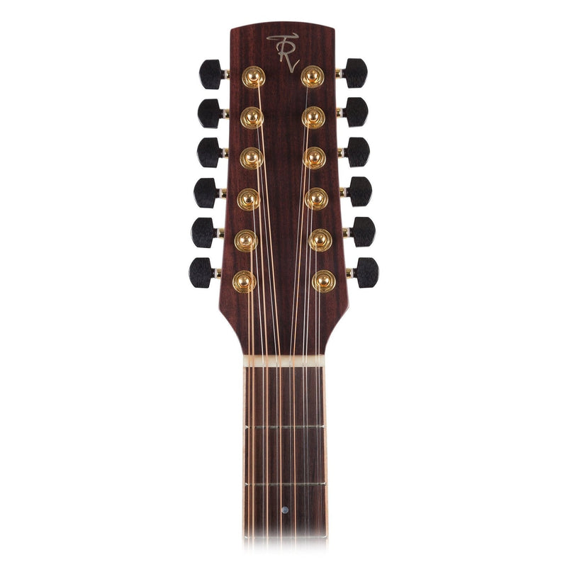 TRFC-412-NST-Timberidge '4 Series' 12-String Cedar Solid Top Acoustic-Electric Small Body Cutaway Guitar (Natural Satin)-Living Music