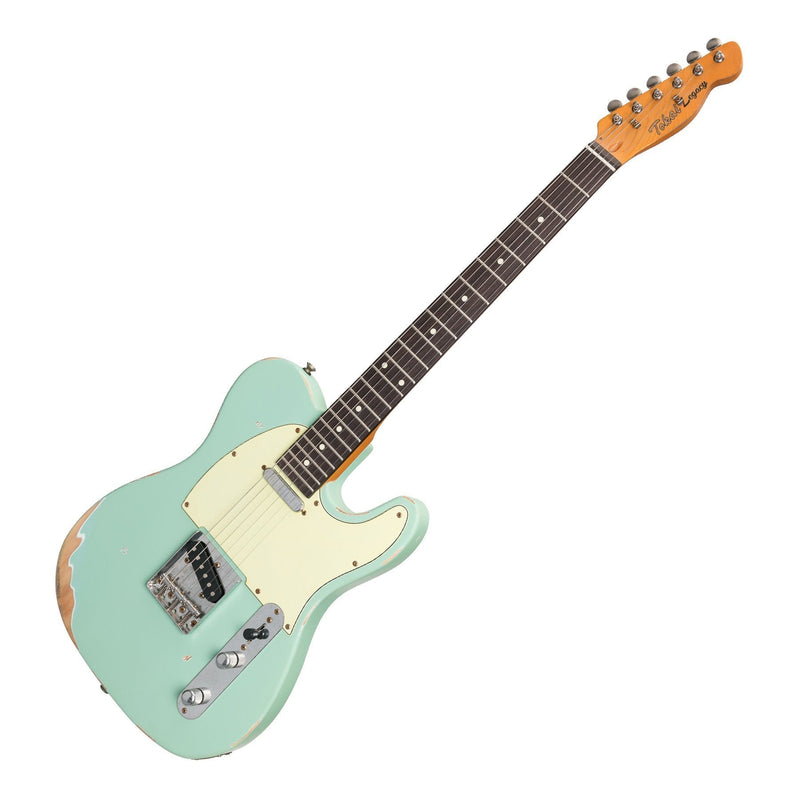 -Tokai 'Legacy Series' TE-Style 'Relic' Electric Guitar (Blue)-Living Music