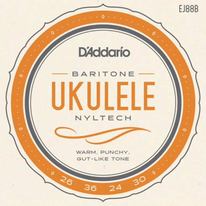 -DÁDDARIO EJ88B BARITONE UKULELE STRINGS-Living Music