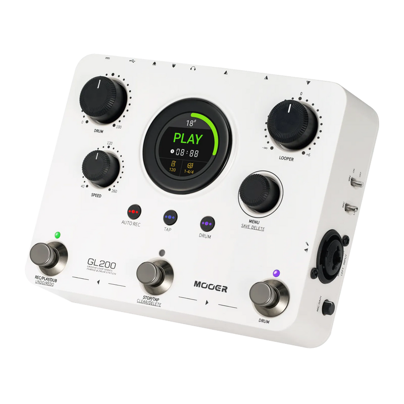 -Mooer GL200 Groove Loop Phrase and Drum Station Pedal-Living Music