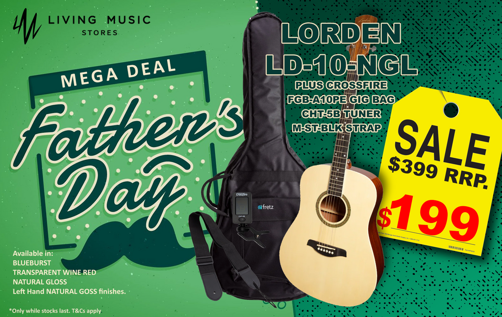 -FATHER'S DAY SPECIAL - LORDEN GUITAR PACK-Living Music