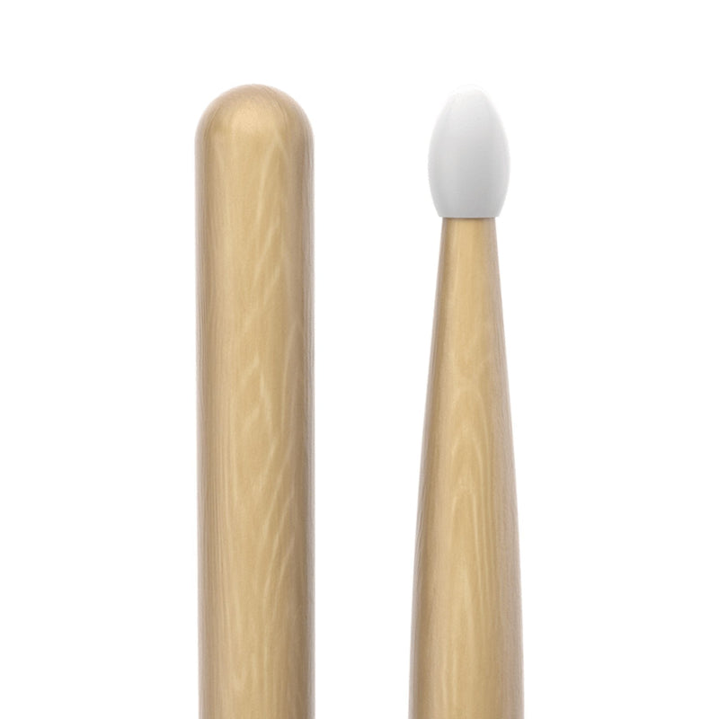 -Promark Classic 5A Hickory Nylon Tip Drumsticks-Living Music