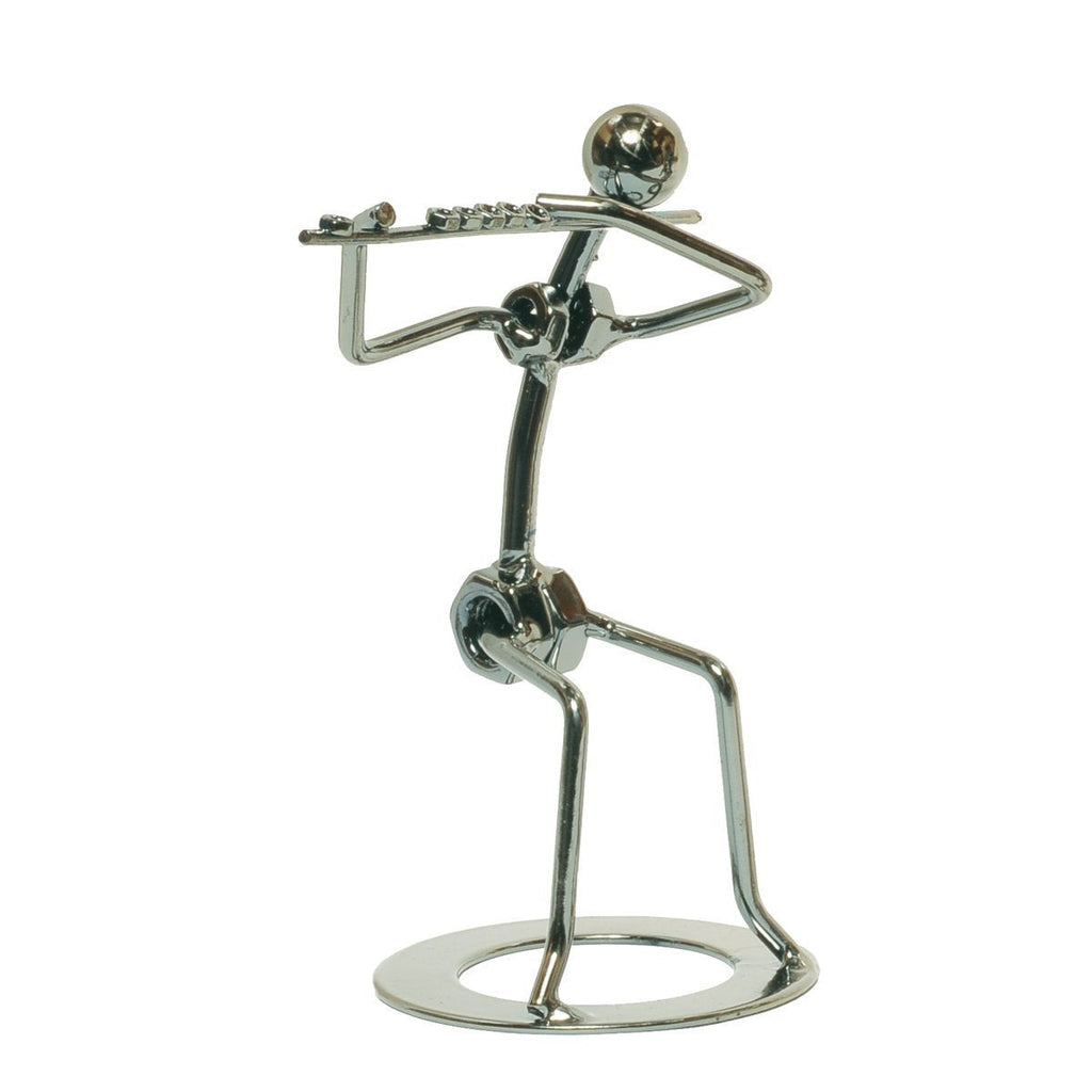 BBS-FL-CHR-Big Band Metal Figurine (Flute Player)-Living Music