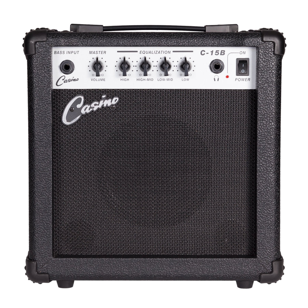 C-15B-BLK-Casino 15 Watt Bass Amplifier-Living Music