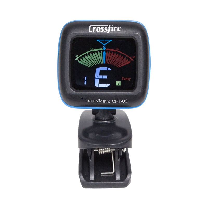 CHT-03-Crossfire CHT-03 Deluxe Chromatic Clip-On Tuner and Metronome-Living Music