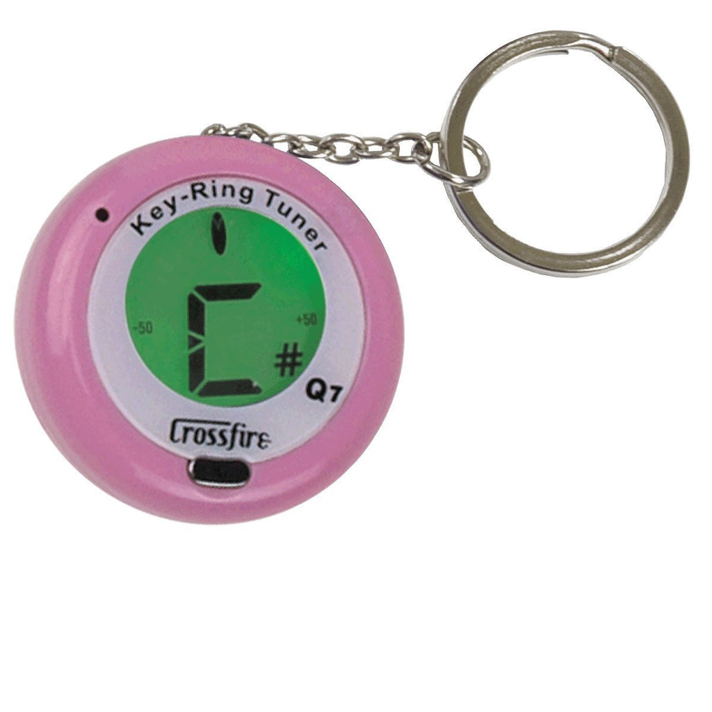 CFCT-Q7-PNK-Crossfire Chromatic Keyring Tuner (Pink)-Living Music