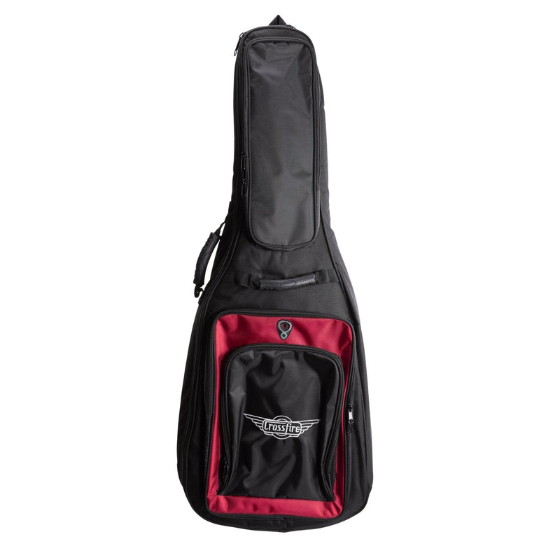 XFGB-DC-BLK-Crossfire Deluxe Padded Classical Guitar Gig Bag (Black)-Living Music