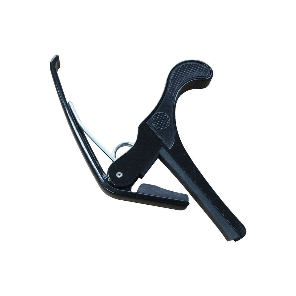 -Crossfire K-Trigger Style Classical Guitar Capo (Black)-Living Music