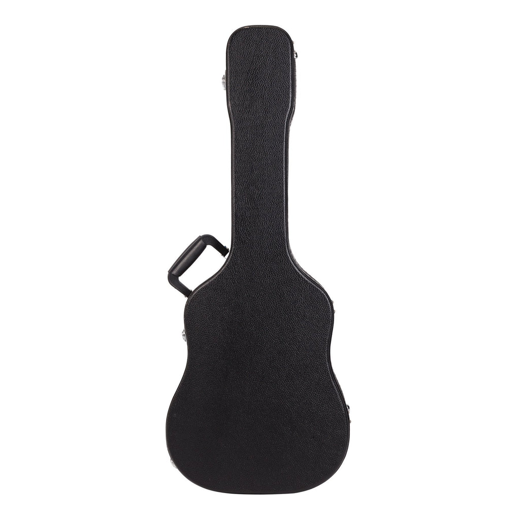 -Crossfire Shaped Babe Traveller Acoustic Guitar Hard Case (Black)-Living Music
