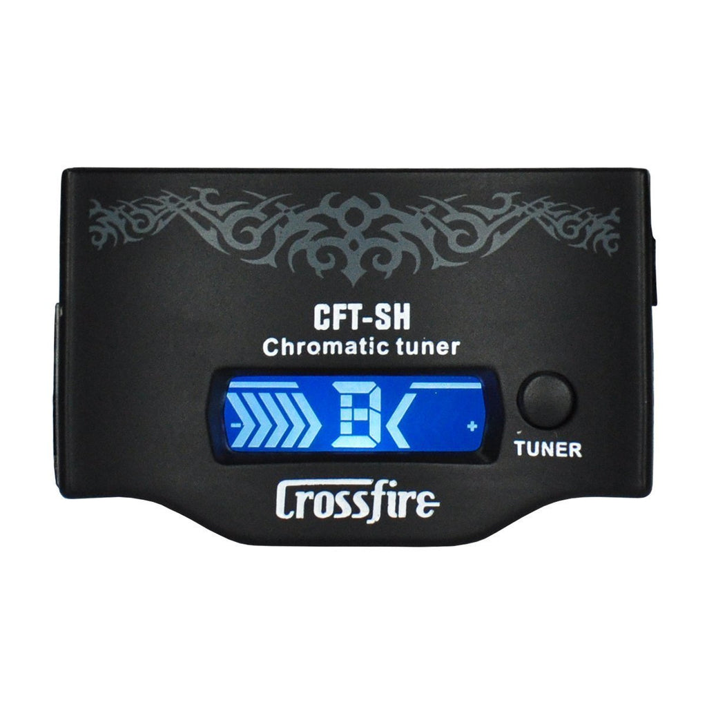 CFT-SH-BLK-Crossfire Sound Hole-Mounted Chromatic Tuner with Built-in Microphone-Living Music