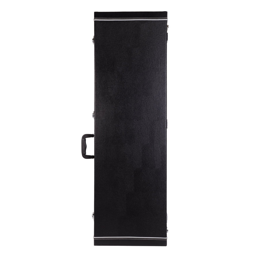 -Crossfire Standard Rectangular Bass Guitar Hard Case (Black)-Living Music