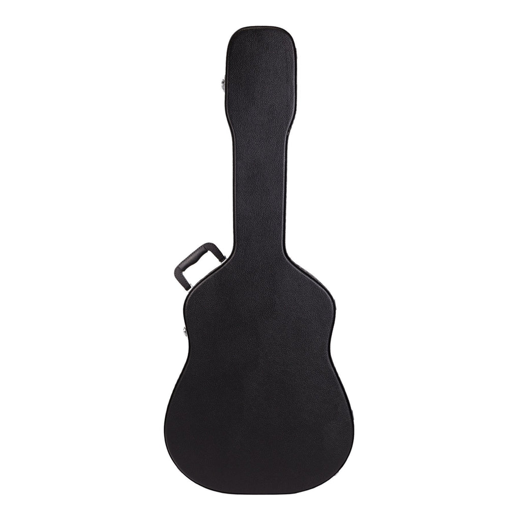 -Crossfire Standard Shaped 12-String Acoustic Guitar Hard Case (Black)-Living Music