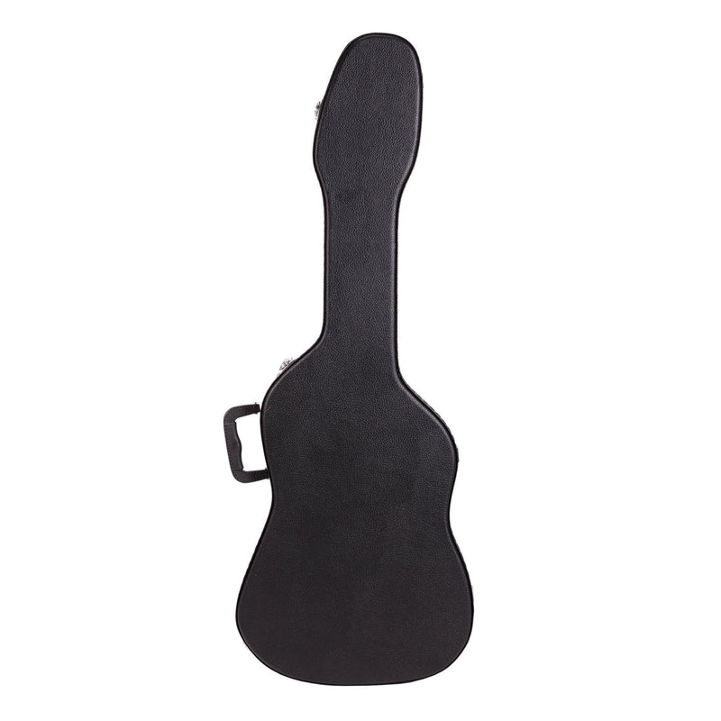 -Crossfire Standard Shaped ST-Style Electric Guitar Hard Case (Black)-Living Music