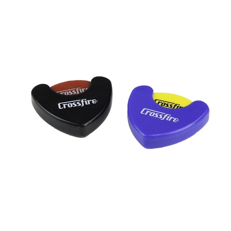 -Crossfire Stick On Guitar Pick Holder (2 Pack)-Living Music